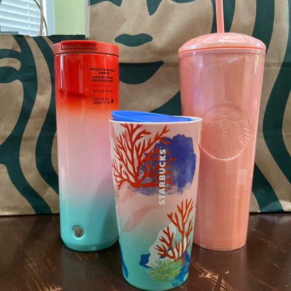 Starbucks Pink Striped Ombré Tumbler - Picture 8 of 10